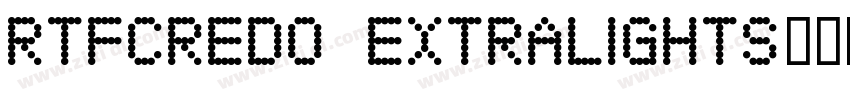 RTFCredo ExtraLightS字体转换